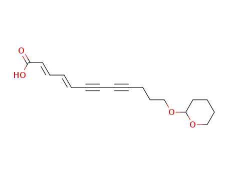 (2E,4E)‐12‐((tetrahydro‐2H‐pyran‐2‐yl) oxy)dodeca‐2,4‐dien‐6,8‐diynoic acid
