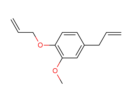 Molecular Structure of 4125-45-5 (Benzene, 2-methoxy-4-(2-propenyl)-1-(2-propenyloxy)-)