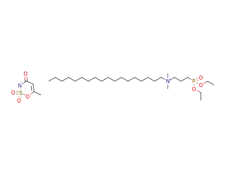 N-(3-(diethoxyphosphoryl) propyl)-N,N-dimethyloctadecan-1-aminium-6-methyl-4-oxo-4H-1,2,3-oxathiazin-3-ide-2,2-dioxide