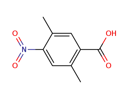 Molecular Structure of 6954-70-7 (2,5-diMethyl-4-nitrobenzoicacid)