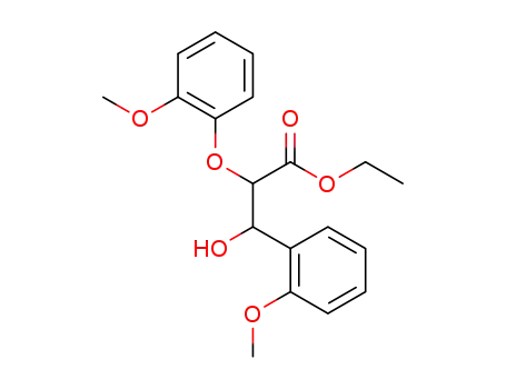 ethyl 3-hydroxy-2-(2-methoxyphenoxy)-3-(2-methoxyphenyl)propanoate