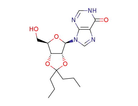 9-[(3aR,4R,6R,6aR)-6-(hydroxymethyl)-2,2-dipropyltetrahydrofuro[3,4-d][1,3]dioxol-4-yl]-1,9-dihydro-6Hpurin-6-one