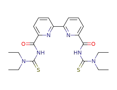 2,2′-bipyridine-6,6′-dicarbonyl bis(N,N-diethylthiourea)
