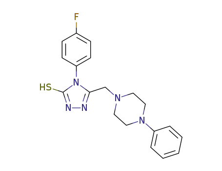 4-(4-fluorophenyl)-5-[(4-phenylpiperazin-1-yl)methyl]-4H-1,2,4-triazol-3-thiol