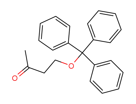 Molecular Structure of 800380-59-0 (2-Butanone, 4-(triphenylmethoxy)-)