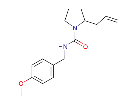 (±)-2-allyl-N-(4-methoxybenzyl)pyrrolidine-1-carboxamide