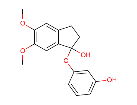 1-(3-Hydroxy-phenoxy)-5,6-dimethoxy-indan-1-ol