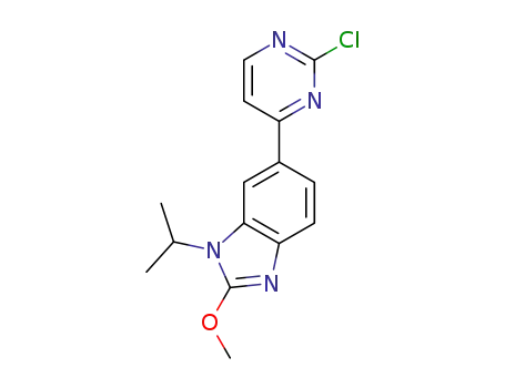 6-(2-chloropyrimidin-4-yl)-1-isopropyl-2-methoxy-1H-benzo[d]imidazole