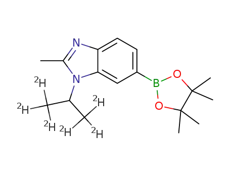 2-methyl-1-(propyl-2-yl-1,1,1,3,3,3-d6)-6-(4,4,5,5-tetramethyl-1,3,2-dioxaborolan-2-yl)-1H-benzo[d]imidazole