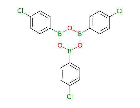 Molecular Structure of 7519-91-7 (TRIS(P-CHLOROPHENYL)BOROXIN)