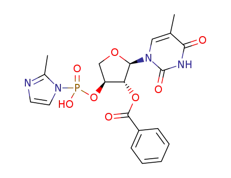 1-(2’-O-benzoyl-α-L-threofuranosyl)thymidine-3’-monophosphor-2-methylimidazolide