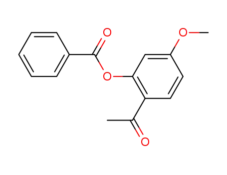 Molecular Structure of 124260-01-1 (Ethanone, 1-[2-(benzoyloxy)-4-methoxyphenyl]-)