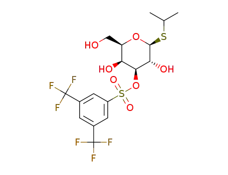 isopropylthio 3-O-(3,5-bis(trifluoromethyl)benzenesulfonyl)-β-D-galactopyranoside