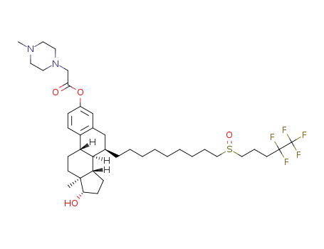 (7R,8R,9S,13S,14S,17S)-17-hydroxy-13-methyl-7-(9-((4,4,5,5,5-pentafluoropentyl)sulfinyl)nonyl)-7,8,9,11,12,13,14,15,16,17-decahydro-6H-cyclopenta[a]phenanthren-3-yl 2-(4-methylpiperazin-1-yl)acetate