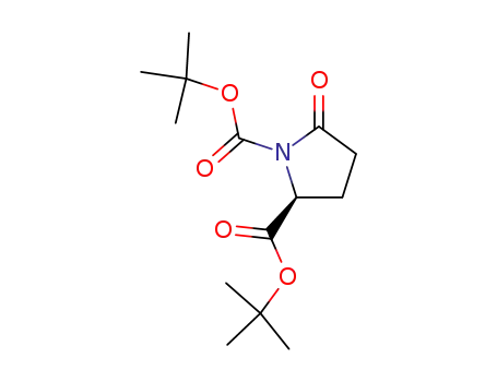 Molecular Structure of 91229-91-3 ((S)-N-ALPHA-T-BUTYLOXYCARBONYL-PYROGLUTAMIC ACID T-BUTYL ESTER)