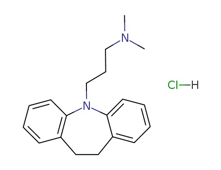 10,11-DIHYDRO-5-(3-(DIMETHYLAMINO)-PROPYL)-5H-DIBENZ(b,f)AZEPINE HYDROCHLORIDE