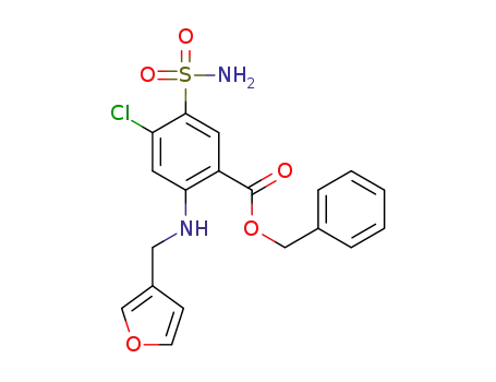 benzyl 4-chloro-2-((3-furanylmethyl)amino)-5-sulfamoylbenzoate
