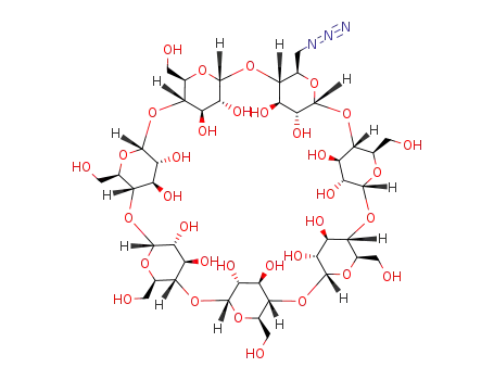 Molecular Structure of 98169-85-8 (Mono-6-Azido-6-deoxy-beta-Cyclodextrin)