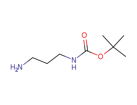 Molecular Structure of 75178-96-0 (N-Boc-1,3-propanediamine)