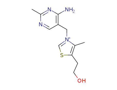 Thiazolium,3-[(4-amino-2-methyl-5-pyrimidinyl)methyl]-5-(2-hydroxyethyl)-4-methyl-