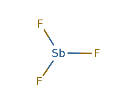 Molecular Structure of 7783-56-4 (Antimony (III) fluoride)
