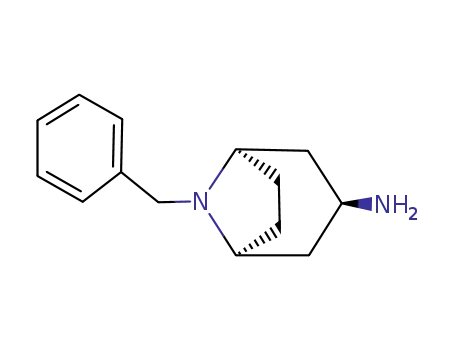 Molecular Structure of 76272-36-1 (3-AMINO-8-BENZYL-8-AZABICYCLO[3.2.1]OCTANE (3-EXO)-)