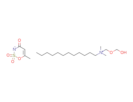 dodecyl(2-(2-hydroxyethoxy)ethyl)dimethylammonium acesulfame