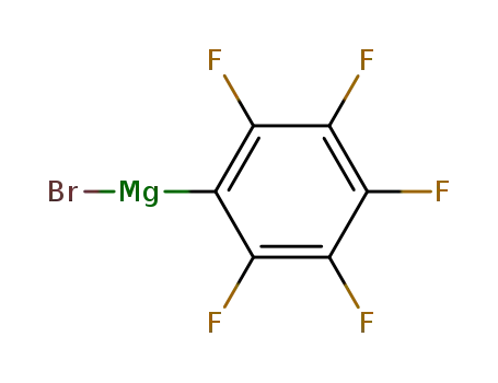 Molecular Structure of 879-05-0 (PENTAFLUOROPHENYLMAGNESIUM BROMIDE)