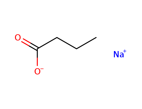 156-54-7,Sodium Butyrate,Butanoicacid, sodium salt (9CI);Butyric acid, sodium salt (6CI,8CI);Butyrate sodium;Sodium n-butyrate;Sodium propanecarboxylate;