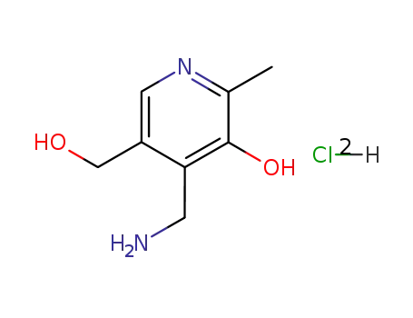 Molecular Structure of 524-36-7 (Pyridoxamine dihydrochloride)