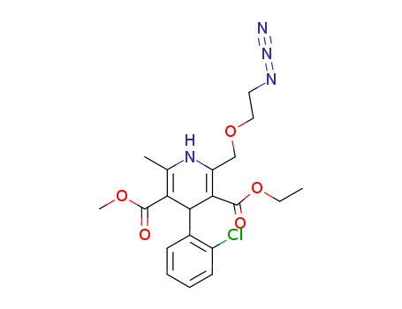 3,5-Pyridinedicarboxylic acid, 2-[(2-azidoethoxy)methyl]-4-(2-chlorophenyl)-1,4-dihydro-6-methyl-, 3-ethyl 5-methyl ester