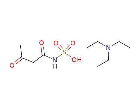 Molecular Structure of 99911-48-5 (Sulfamic acid, (1,3-dioxobutyl)-, compd. with N,N-diethylethanamine
(1:1))