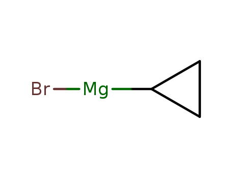 23719-80-4,Cyclopropylmagnesium bromide,CYCLOPROPYLMAGNESIUM BROMIDE;CYCLOPROPYLMAGNESIUM BROMIDE, 0.5 M IN THF;Cyclopropylmagnesium Bromide 0.75 M In Tetrahydrofuran;Cyclopropylmagnesium Bromide, 0.5 M in Tetrahydrofuran;cyclopropylmagnesium bromide solution;Cyclopropylmagnesium Bromide (15% in Tetrahydrofuran, ca. 1mol/L);Bromocyclopropylmagnesium;Cyclopropylbromomagnesium