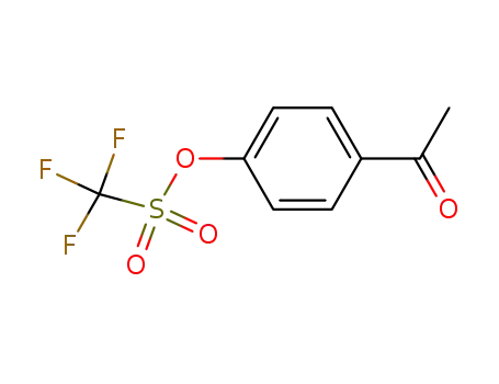 Molecular Structure of 109613-00-5 (4-ACETYLPHENYL TRIFLATE)