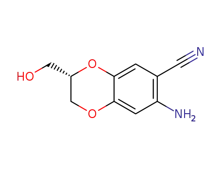 (3S)-7-amino-3-(hydroxymethyl)-2,3-dihydro-1,4-benzodioxine-6-carbonitrile