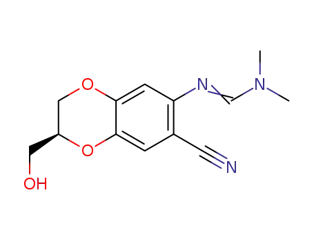 N'-[(2S)-7-cyano-2-(hydroxymethyl)-2,3-dihydro-1,4-benzodioxin-6-yl]N,N-dimethylmethanimidamide