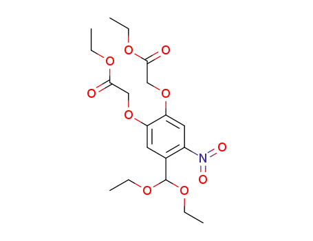 4,5-bis(ethoxycarbonylmethoxy)-2-nitrobenzylaldehyde diethyl acetal