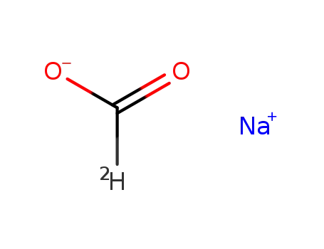 Molecular Structure of 3996-15-4 (Sodium formate-D1)