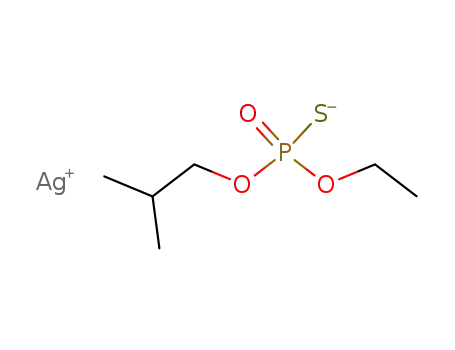 thiophosphoric acid O-ethyl ester-O-isobutyl ester; silver salt