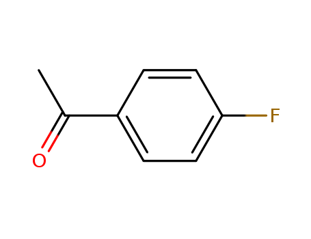 403-42-9,4-Fluoroacetophenone,Acetophenone,4'-fluoro- (6CI,7CI,8CI);1-(4-Fluorophenyl)ethan-1-one;1-(4-Fluorophenyl)ethanone;1-Acetyl-4-fluorobenzene;4-Acetylfluorobenzene;4-Acetylphenyl fluoride;4-Fluorophenyl methyl ketone;4-Fluorophenylethanal;Methyl 4-fluorophenyl ketone;NSC 30635;p-Fluoroacetophenone;p-Fluorohypnone;p-Fluorophenyl methyl ketone;4-Fluoroacetophenone;