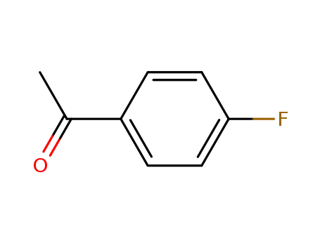 Molecular Structure of 403-42-9 (4-Fluoroacetophenone)