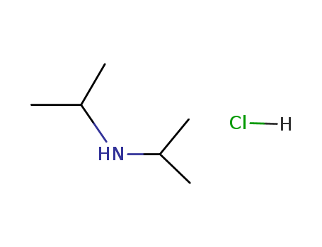 819-79-4,Diisopropylamine hydrochloride,2-Propanamine,N-(1-methylethyl)-, hydrochloride (9CI); Diethylamine, dimethyl-, hydrochloride(6CI); Diisopropylamine, hydrochloride (8CI); Bis(isopropyl)ammonium chloride;Diisopropylammonium chloride
