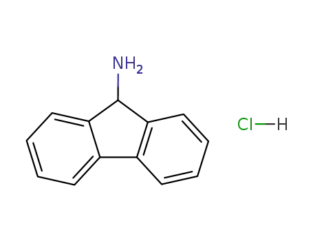 Molecular Structure of 5978-75-6 (9-Aminofluorene hydrochloride)