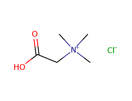 590-46-5,Betaine hydrochloride,ACIDOL;Achylin;Pluchine;carboxymethyl-trimethyl-ammonium chloride;Muriat;Achyin;Acidin;betainium chloride;betaine chloride;Euacid;carboxy-N,N,N-trimethylmethanaminium chloride;BET HCL;betain hydrochloride;Acinorm;Acidine;