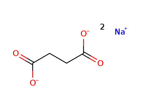 Molecular Structure of 150-90-3 (Butanedioic acid,sodium salt (1:2))