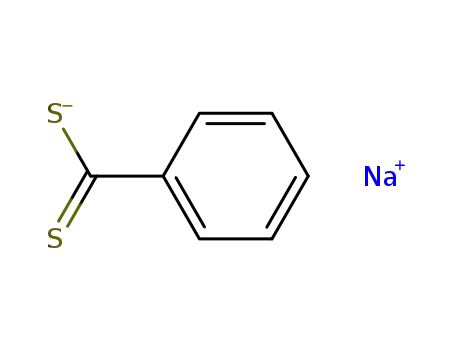 Molecular Structure of 3682-36-8 (Benzenecarbodithioic acid, sodium salt)