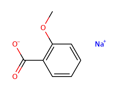 Molecular Structure of 17264-78-7 (sodium 2-methoxybenzoate)