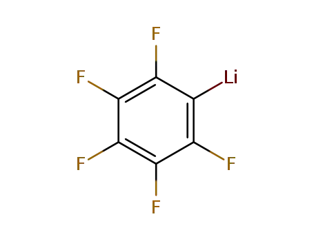 Molecular Structure of 1076-44-4 (Lithium,(2,3,4,5,6-pentafluorophenyl)-)