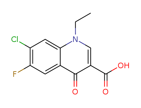 7-Chloro-1-ethyl-6-fluoro-4-oxo-1,4-dihydroquinoline-3-carboxylic acid
