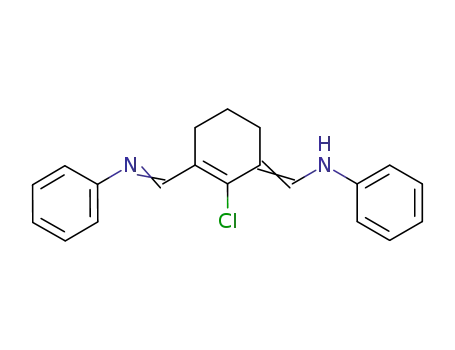 N-((2-chloro-3-((phenylimino)methyl)cyclohex-2-en-1-ylidene)methyl)aniline